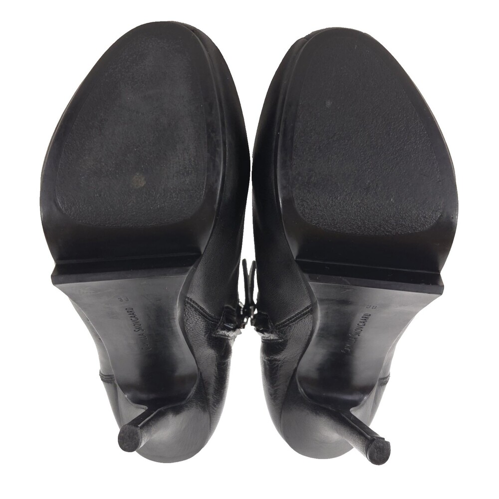 Camilla Skovgaard Sawtooth Boots EU 38 US 7.5 Womens Black Leather $585 - Picture 6 of 9